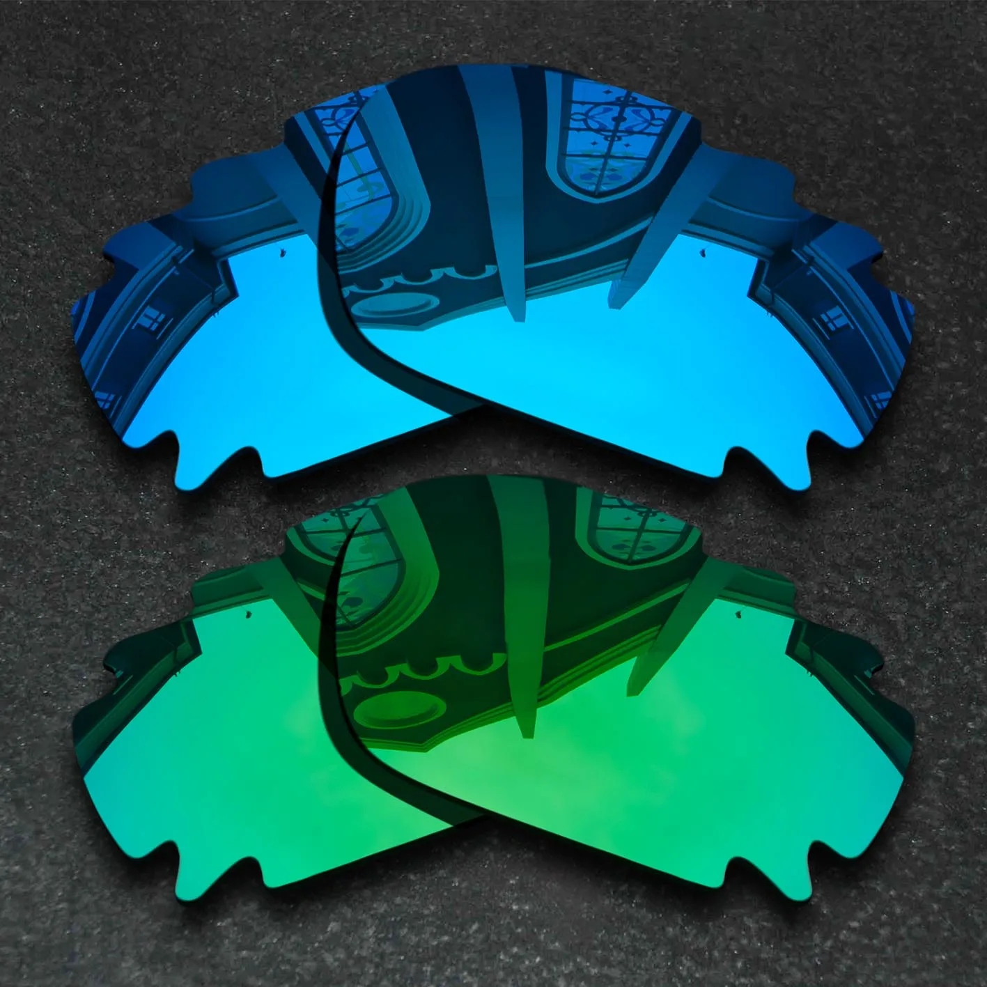 Sky Blue&Jade Green Sunglasses Polarized Replacement Lenses for Oakley Jawbone Vented
Sky Blue&Jade Green Sunglasses Polarized Replacement Lenses for Oakley Jawbone Vented