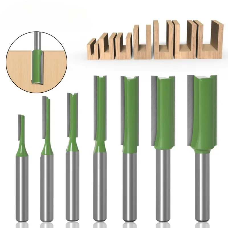 1Pcs 1/4′′ 6mm Shank Single Double Flute Straight Bit Milling Cutter for Wood 6MM Tungsten Carbide Router Bit Woodwork Tool Set
1Pcs 1/4′′ 6mm Shank Single Double Flute Straight Bit Milling Cutter for Wood 6MM Tungsten Carbide Router Bit Woodwork Tool Set