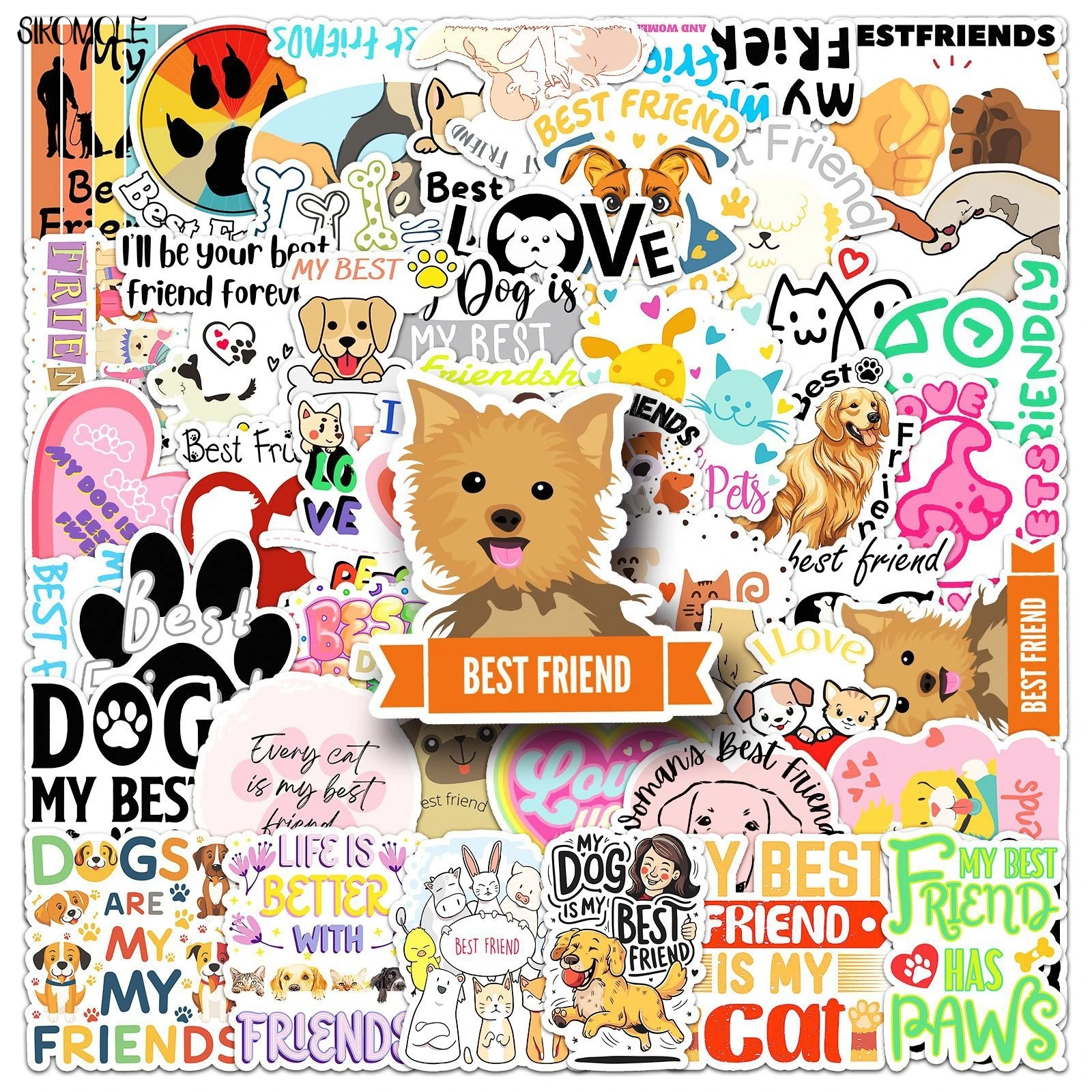 10/30/50PCS Kawaii Pets Best Friends Graffiti Stickers Cute Cartoon Dog Cat Aesthetic DIY Kid Travel Luggage Decal Sticker Pack
10/30/50PCS Kawaii Pets Best Friends Graffiti Stickers Cute Cartoon Dog Cat Aesthetic DIY Kid Travel Luggage Decal Sticker Pack