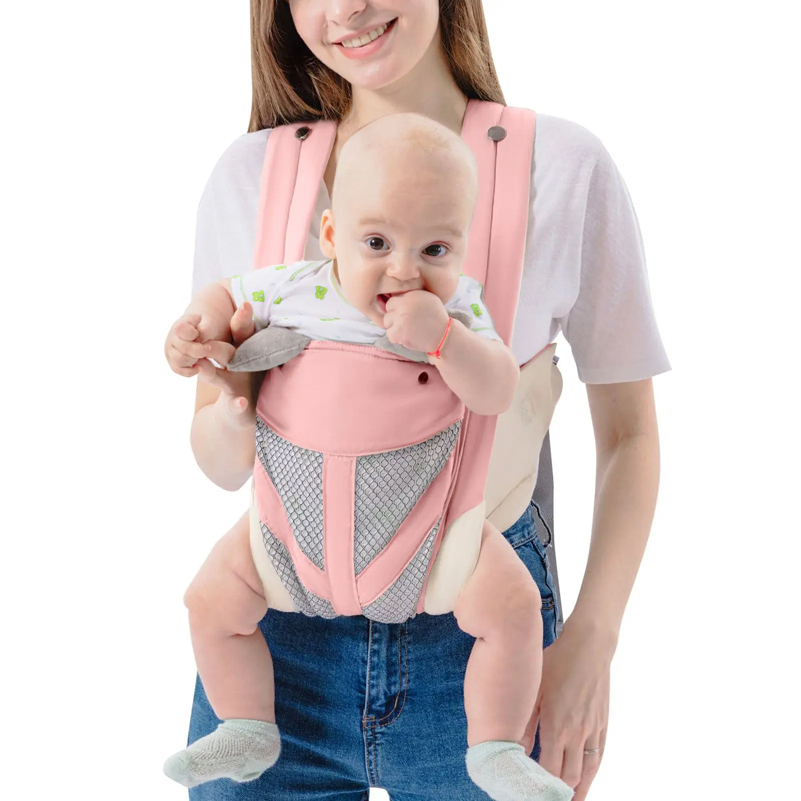 Baby Carrier Newborn Toddler Gray Cute Ears Lightweight Breathable H Durable Strap Sling
Baby Carrier Newborn Toddler Gray Cute Ears Lightweight Breathable H Durable Strap Sling