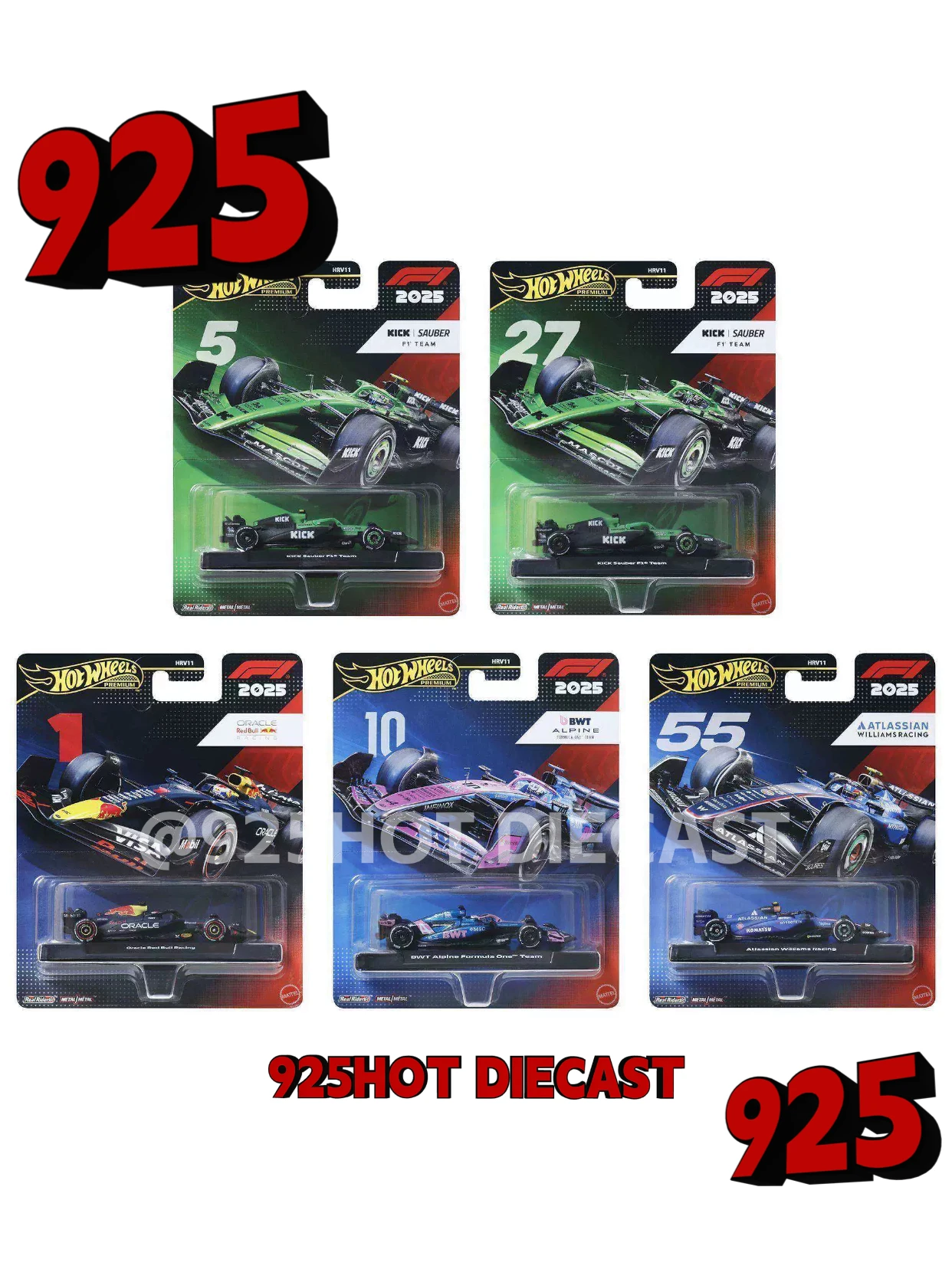 Hot Wheels premium F1 McLaren Mercedes AMG Racing Bulls HAAS Formula 1 team HRV11 26J
Hot Wheels premium F1 McLaren Mercedes AMG Racing Bulls HAAS Formula 1 team HRV11 26J