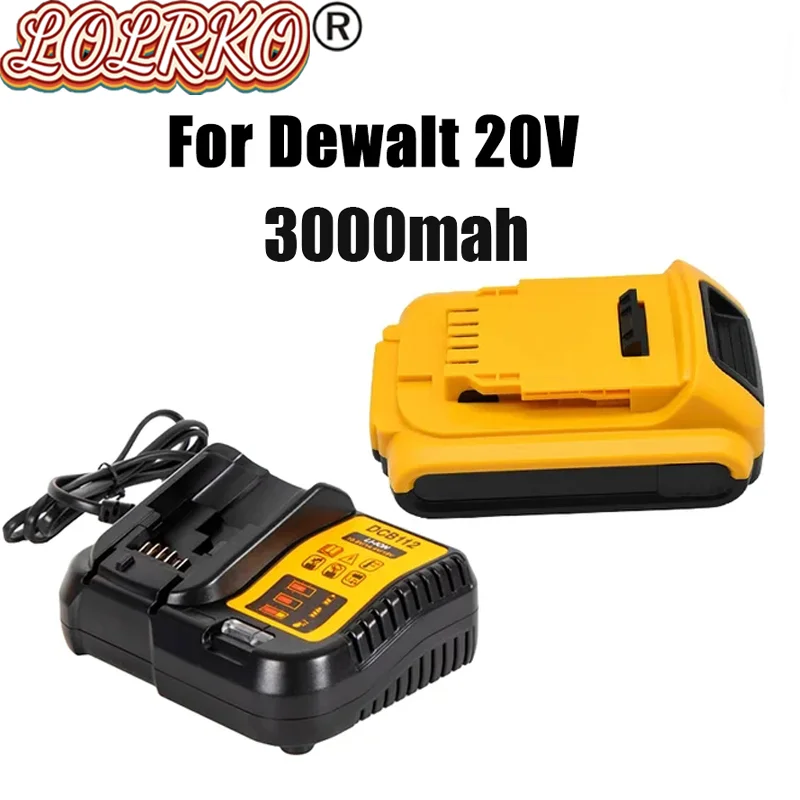 2024 20V Batteries 3.0Ah DCB203 Li-ion Battery For Dewalt Max Tools DCB205 DCB206 DCB200 DCB182 DCB180 DCB230 DCD DCF DCG Series
2024 20V Batteries 3.0Ah DCB203 Li-ion Battery For Dewalt Max Tools DCB205 DCB206 DCB200 DCB182 DCB180 DCB230 DCD DCF DCG Series