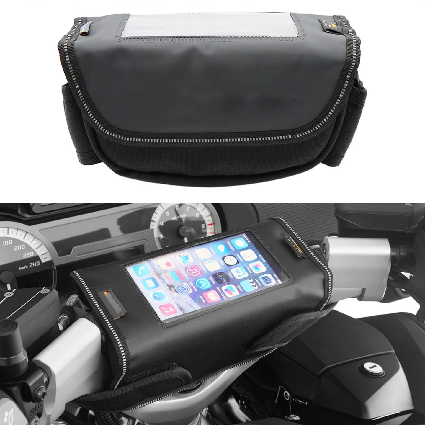 Motorcycle Handle Handbag Phone Holder Storage Bag Suitable For BMW R1200RT R1250RT K1600GTL R1100RT R1150RT R850RT R850R
Motorcycle Handle Handbag Phone Holder Storage Bag Suitable For BMW R1200RT R1250RT K1600GTL R1100RT R1150RT R850RT R850R