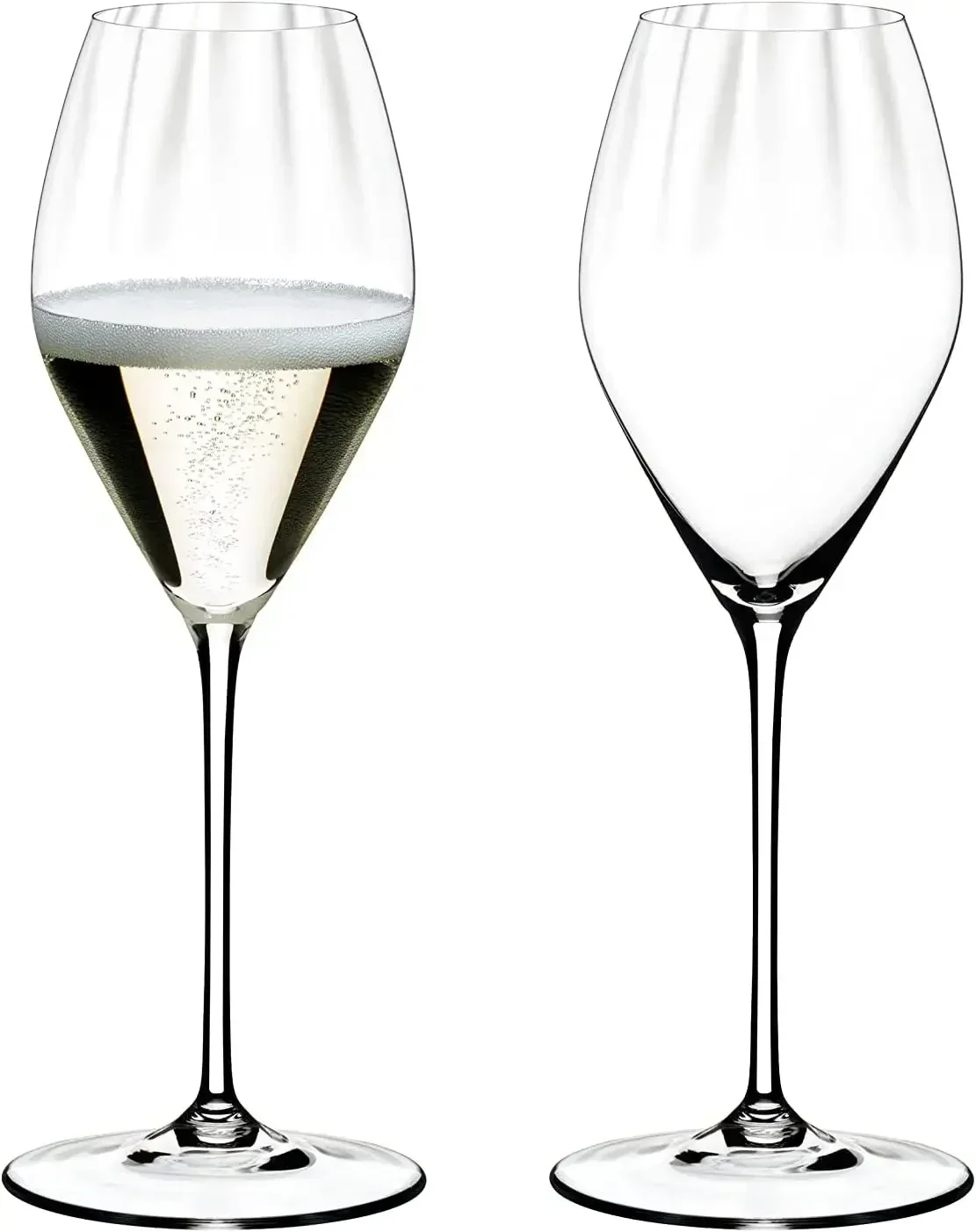 Performance Champagne Glasses, Crystal, Set of 2, Optic Impact Bowls for Sparkling Wine 6884/28
Performance Champagne Glasses, Crystal, Set of 2, Optic Impact Bowls for Sparkling Wine 6884/28