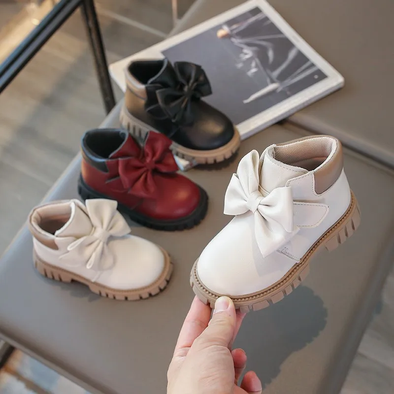 Little Kids Boots for Girls Ankle High Children Ankle Boots with Bow-knot Princess Sweet Soft Rubber Outsole Anti-skid Fashion
Little Kids Boots for Girls Ankle High Children Ankle Boots with Bow-knot Princess Sweet Soft Rubber Outsole Anti-skid Fashion