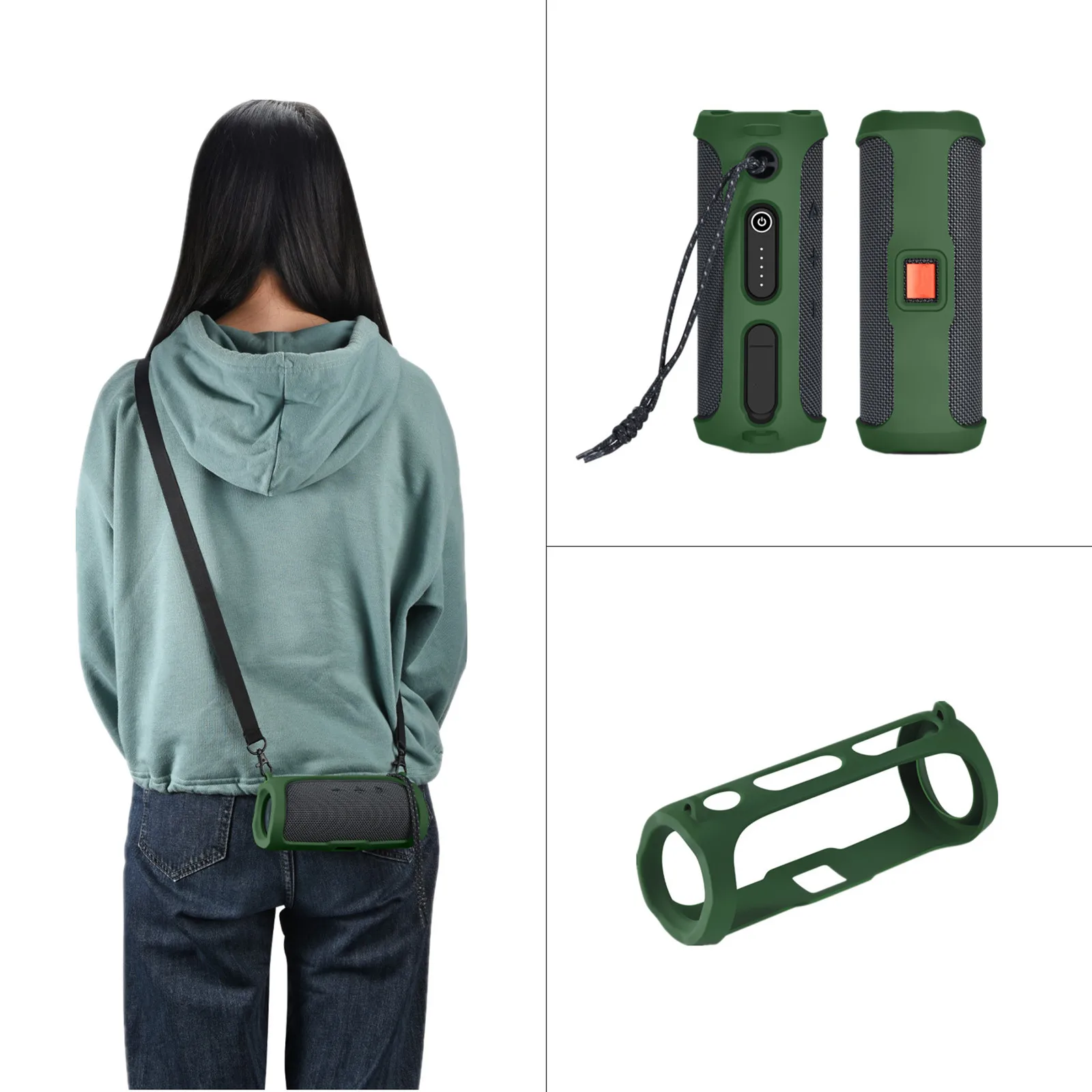 Speaker Case Cover for FLIP ESSENTIAL 2 Bluetooth-Compatible Speaker Portable Soft Silicone Speaker Cover Case
Speaker Case Cover for FLIP ESSENTIAL 2 Bluetooth-Compatible Speaker Portable Soft Silicone Speaker Cover Case