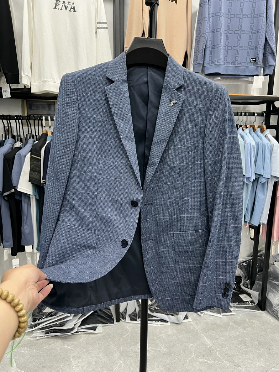 Busin Casual Slim Fit Suit Jaet Commuter Versatile Outerwear Stand Polyester Faion Urban Youth Polyester Blend Long...
Busin Casual Slim Fit Suit Jaet Commuter Versatile Outerwear Stand Polyester Faion Urban Youth Polyester Blend Long...