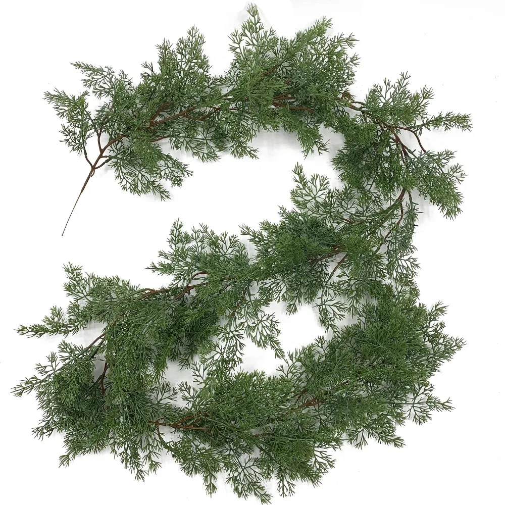 Green Artificial Cypress Pine Wreath DIY Accessories Fireplace Decoration Hanging Pine Garlands 190cm Party Supplies
Green Artificial Cypress Pine Wreath DIY Accessories Fireplace Decoration Hanging Pine Garlands 190cm Party Supplies