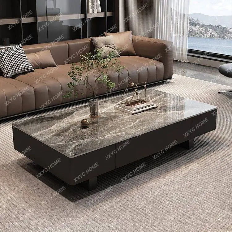 Living room household small apartment simple high-end modern rectangular coffee table
Living room household small apartment simple high-end modern rectangular coffee table