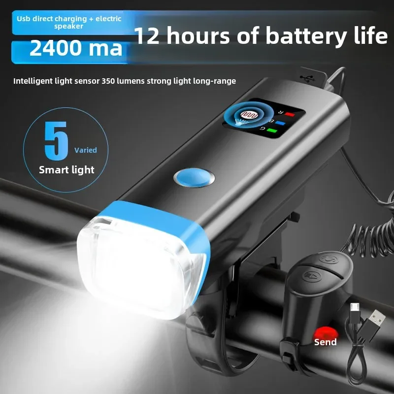 Bicycle Horn Light Headlight Mountain Bike Light Cycling Light Torch Super Bright Cycling Headlight Equipment Accessories
Bicycle Horn Light Headlight Mountain Bike Light Cycling Light Torch Super Bright Cycling Headlight Equipment Accessories