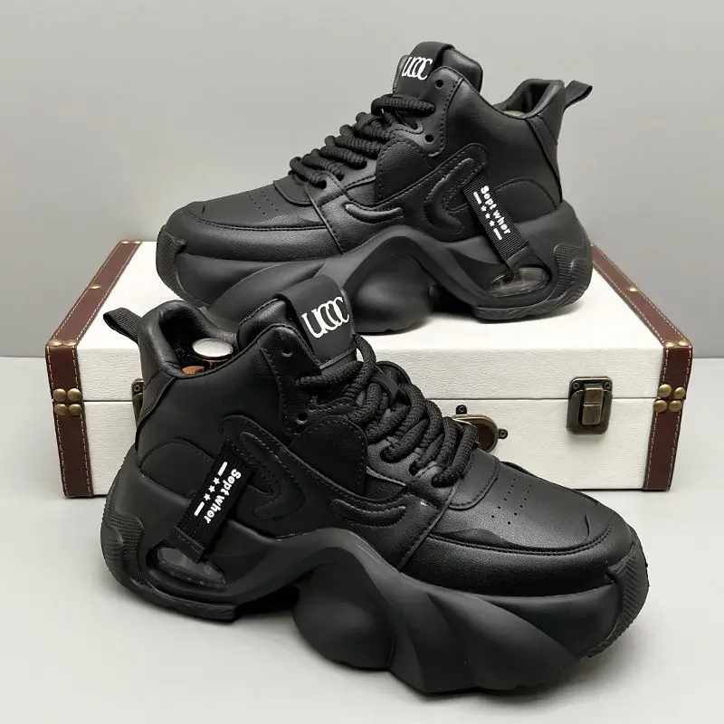 Fashion Designer Party Shoes Breathable Lace-up Men Casual Sneakers Thick Bottom Vulacnized Driving Walking Loafers
Fashion Designer Party Shoes Breathable Lace-up Men Casual Sneakers Thick Bottom Vulacnized Driving Walking Loafers