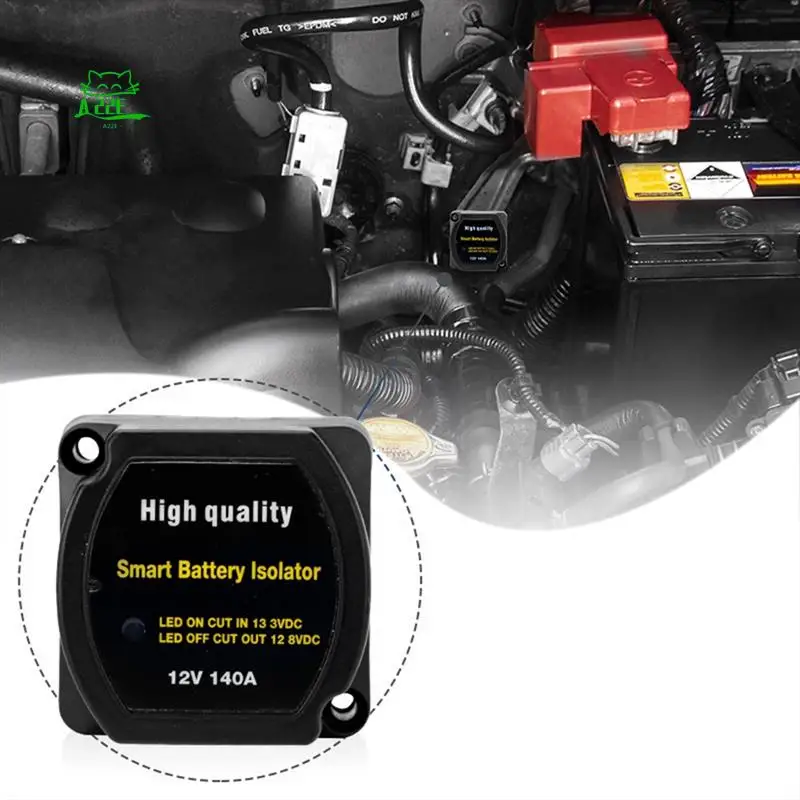 A22E-Dual Battery Smart Isolator 12V 140A Voltage Sensitive Split Charge Relay VSR Car Parts Relay VSR For Campers
A22E-Dual Battery Smart Isolator 12V 140A Voltage Sensitive Split Charge Relay VSR Car Parts Relay VSR For Campers