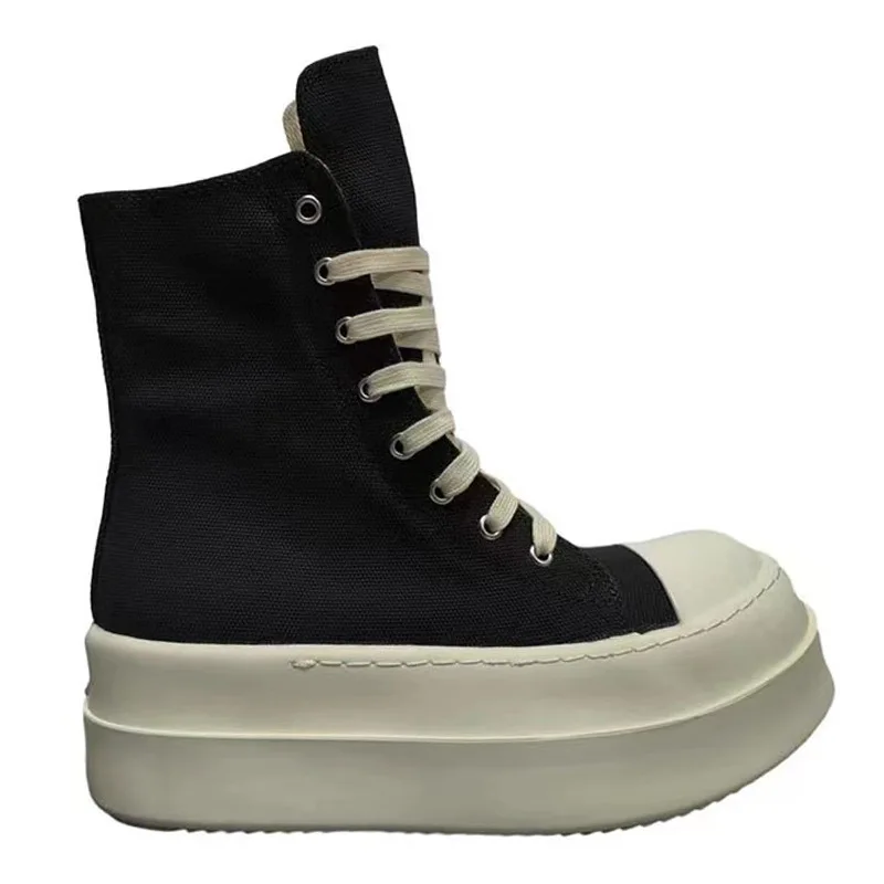 24SS Luxury Men's and Women's Thick Sole Canvas High Top Shoes, Elevated Casual Shoes, Student Couple RO Songcake Shoes
24SS Luxury Men's and Women's Thick Sole Canvas High Top Shoes, Elevated Casual Shoes, Student Couple RO Songcake Shoes