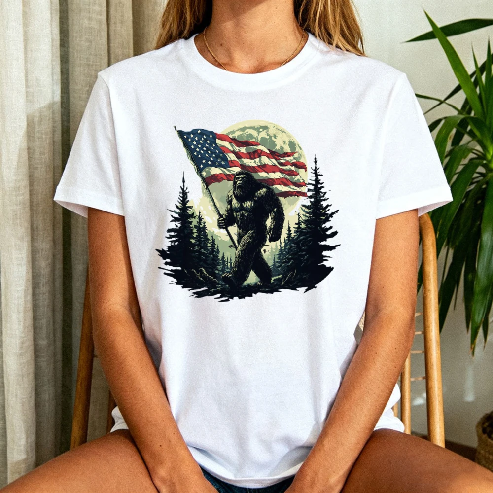 Bigfoot American Flag Patriotic T-Shirt Veteran 4th July Gift Shirt Unique Wild Nature Patriotism Tshirt Men Unisex Cotton Tops
Bigfoot American Flag Patriotic T-Shirt Veteran 4th July Gift Shirt Unique Wild Nature Patriotism Tshirt Men Unisex Cotton Tops
