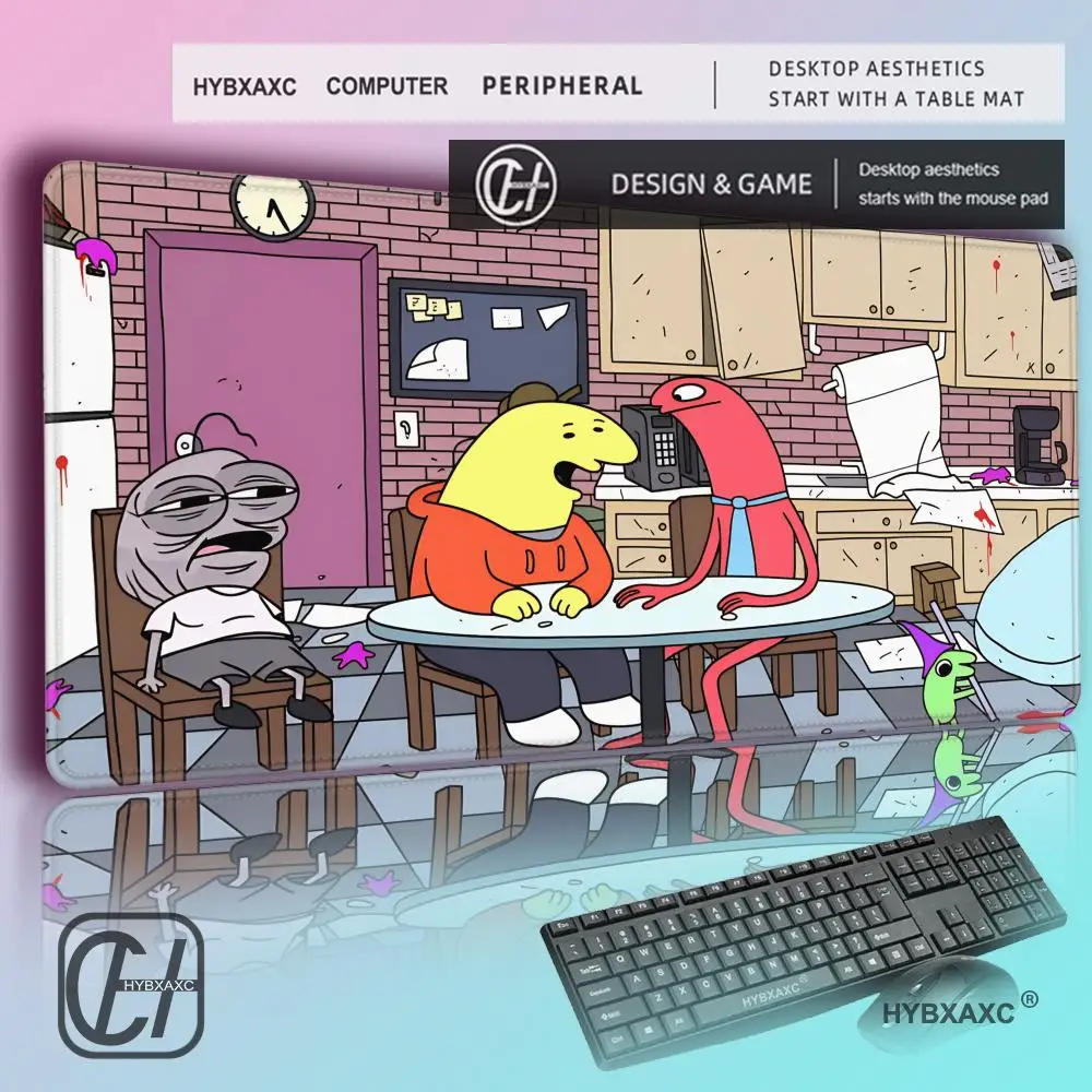 HYBXAXC Cartoon S-Smiling F-Friends Mouse Pad Non-slip Desk Mat PC Laptop Accessories Rubber Keyboard Large Gamers Decoracion
HYBXAXC Cartoon S-Smiling F-Friends Mouse Pad Non-slip Desk Mat PC Laptop Accessories Rubber Keyboard Large Gamers Decoracion