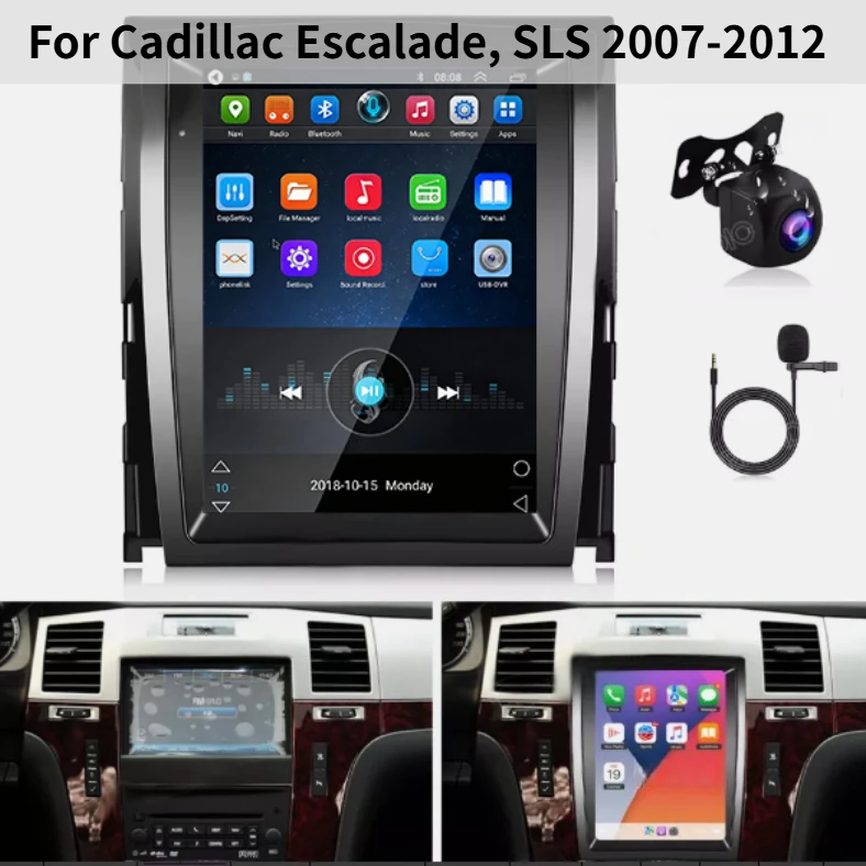 Car Stereo Radio 9.7 Inch Android 15 Compatible for Cadillac Escalade SLS 2007-2012 2+64G for Carplay Android Multimedia
Car Stereo Radio 9.7 Inch Android 15 Compatible for Cadillac Escalade SLS 2007-2012 2+64G for Carplay Android Multimedia
