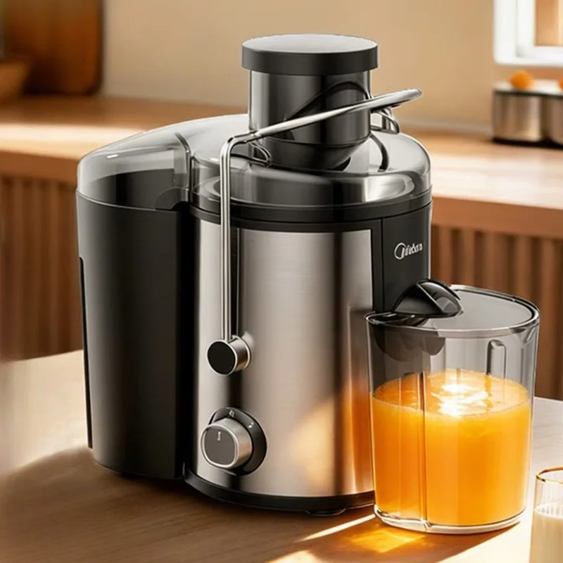 Midea Juicer: Fine juice and pulp separation, small and residue-free multi-functional blender, large-diameter slow juicer.
Midea Juicer: Fine juice and pulp separation, small and residue-free multi-functional blender, large-diameter slow juicer.