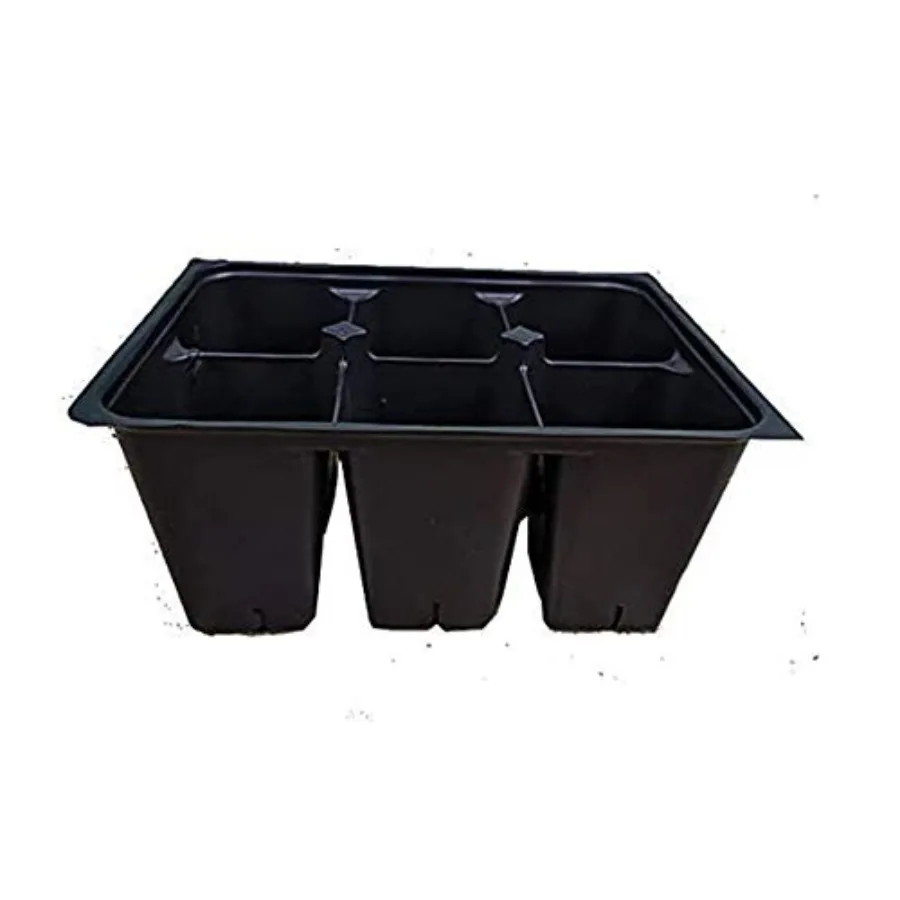 Seed Starter Trays 300 DEEP Extra Large Cells Total 50 Trays of 6 Cells Each
Seed Starter Trays 300 DEEP Extra Large Cells Total 50 Trays of 6 Cells Each