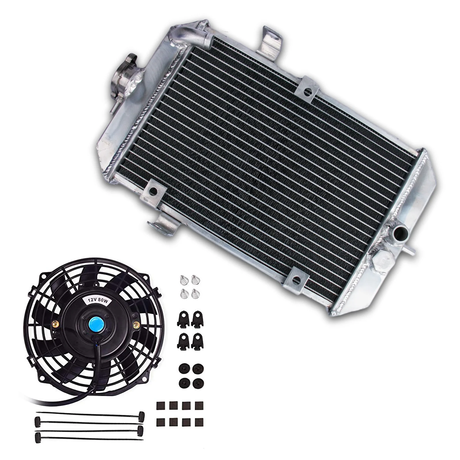 HOT SELLING Aluminum Radiator & Fan For ATV YAMAHA 2002-2005 Motorcycle 660R / Raptor 660 YFM660R 2002 2003 2004 2005
HOT SELLING Aluminum Radiator & Fan For ATV YAMAHA 2002-2005 Motorcycle 660R / Raptor 660 YFM660R 2002 2003 2004 2005