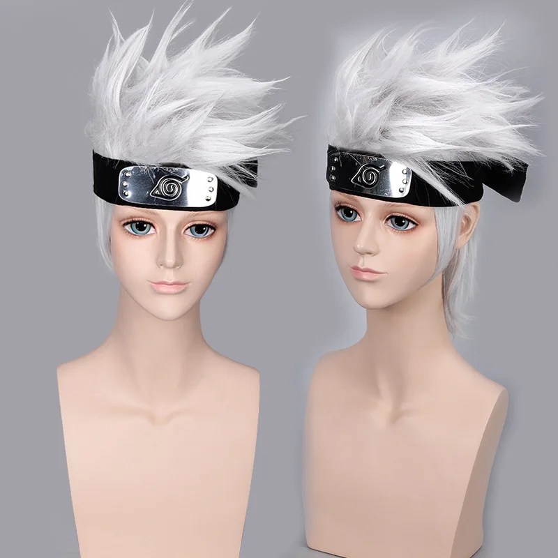 Synthetic Silver Gray Cosplay Wig Inspired By Kakashi-Style Spiky Anime Top, Wolf Tail Mantis Cap, Party Costume Use
Synthetic Silver Gray Cosplay Wig Inspired By Kakashi-Style Spiky Anime Top, Wolf Tail Mantis Cap, Party Costume Use