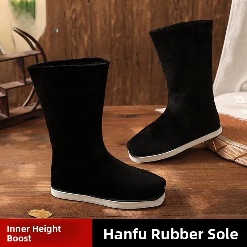 Men's Hanfu Boots Heightening Long Boots Ancient Style Shoes Xiake Style Short Tube Leather Inner round Toe Flat Heel Fashion...
Men's Hanfu Boots Heightening Long Boots Ancient Style Shoes Xiake Style Short Tube Leather Inner round Toe Flat Heel Fashion...