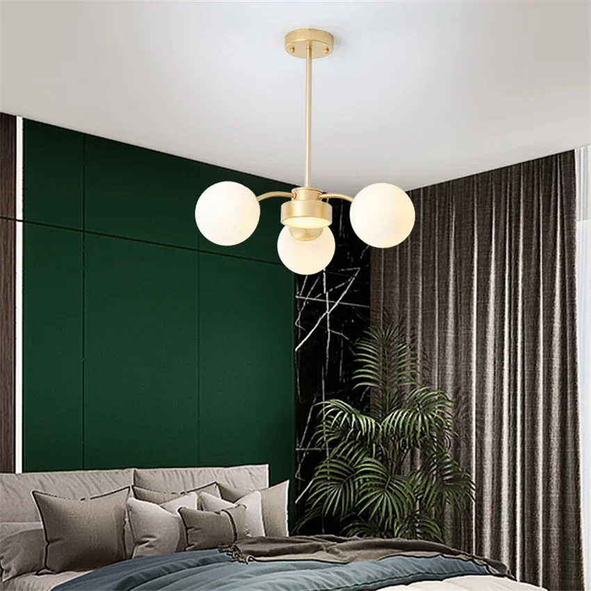 Nordic Home Dining Room Chandelier Modern Minimalist Living Room Study Bedroom Kitchen Magic Bean Glass Ball Lampshade Lighting
Nordic Home Dining Room Chandelier Modern Minimalist Living Room Study Bedroom Kitchen Magic Bean Glass Ball Lampshade Lighting