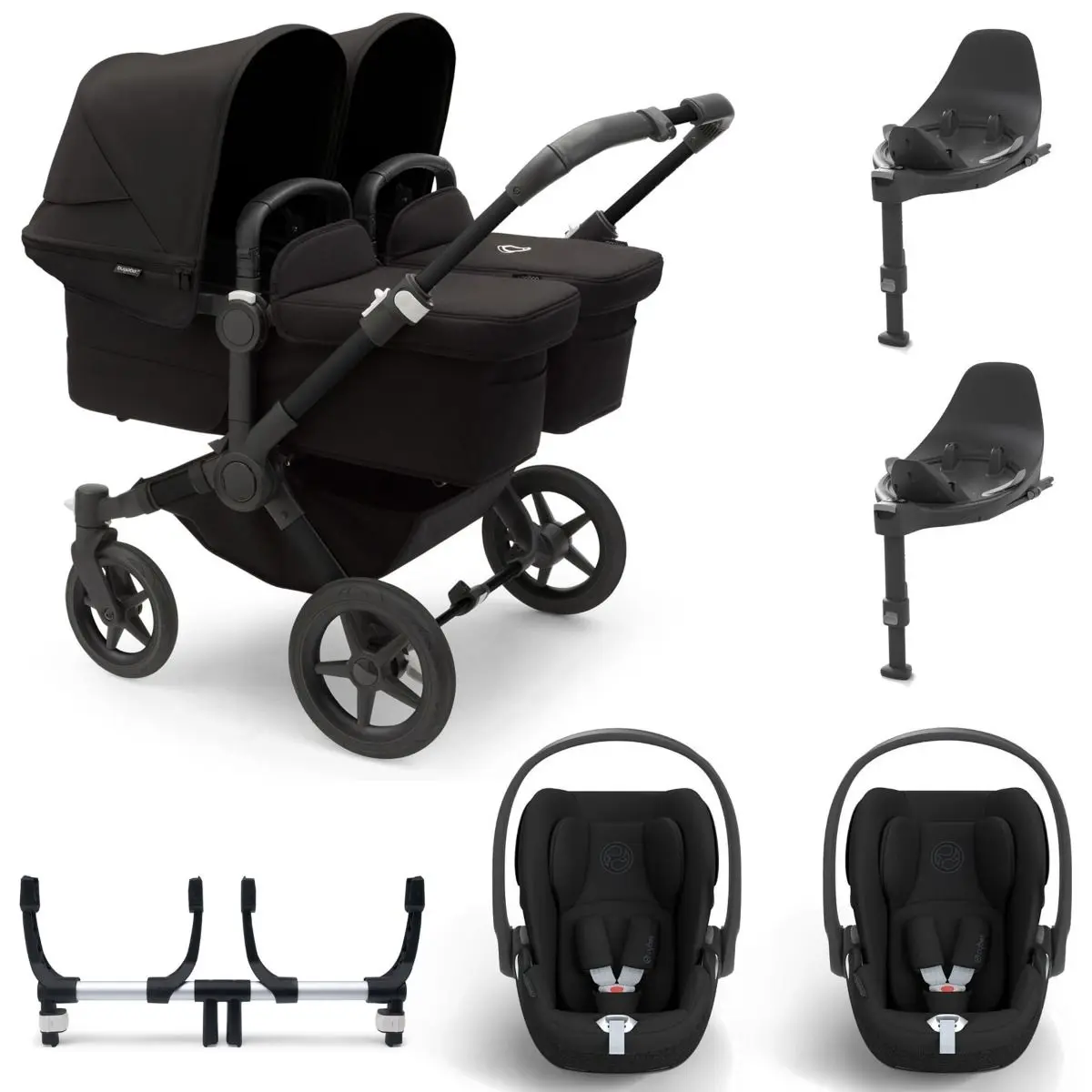 BUGA-BOO DONKEY 5 TWIN WITH CYBEX CLOUD T + ROTATING BASE TRAVEL SYSTEM - STYLED BY YOU
BUGA-BOO DONKEY 5 TWIN WITH CYBEX CLOUD T + ROTATING BASE TRAVEL SYSTEM - STYLED BY YOU