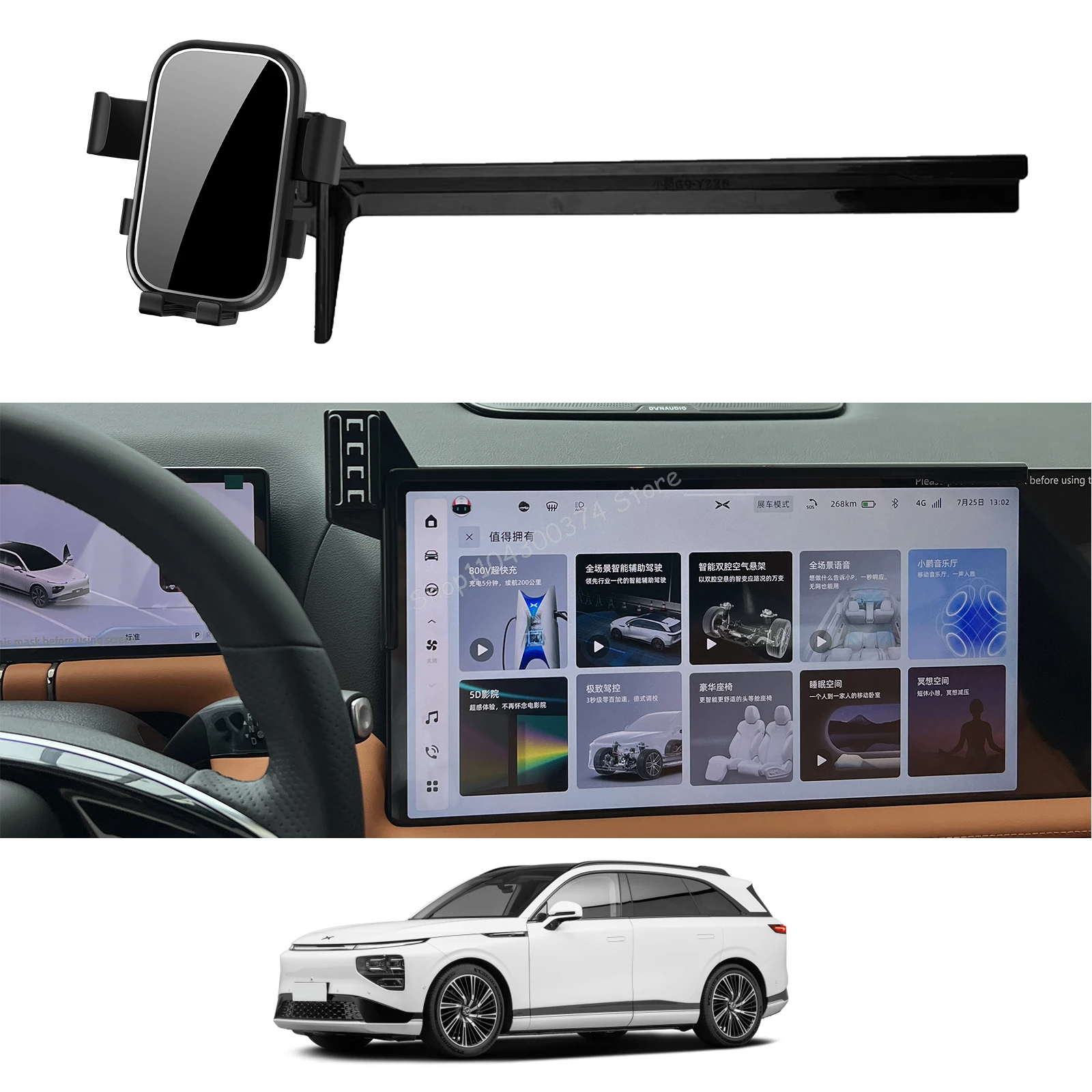 Car Mobile Phone Holder for Xpeng G9 XiaoPeng 2022 2023 2024 GPS Bracket Navigation Stand Auto Accessories
Car Mobile Phone Holder for Xpeng G9 XiaoPeng 2022 2023 2024 GPS Bracket Navigation Stand Auto Accessories
