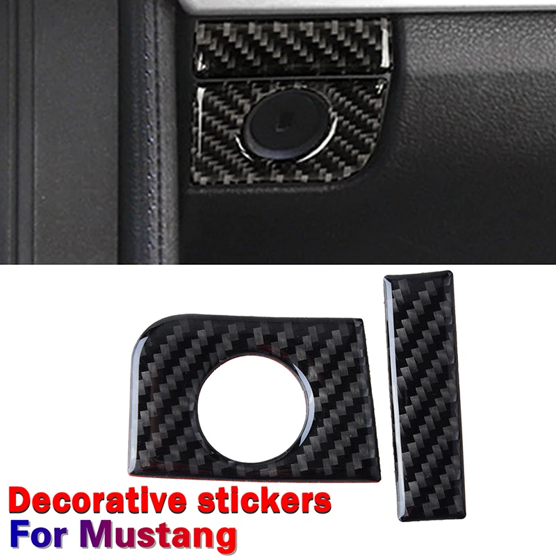 Fit For Ford Mustang 2015-2019 Black Real Carbon Fiber Car Copilot Storage Box Button Trim Protective Sticker Car Internal Parts
Fit For Ford Mustang 2015-2019 Black Real Carbon Fiber Car Copilot Storage Box Button Trim Protective Sticker Car Internal Parts