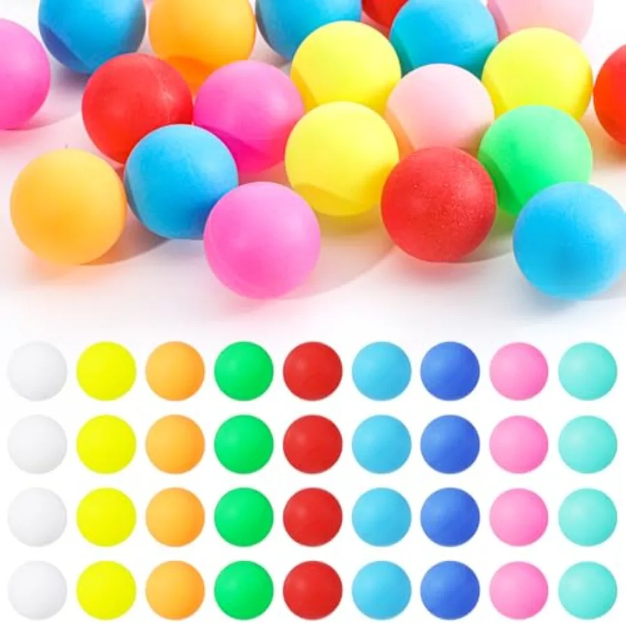 200 Pack Table Tennis Balls, 40mm Colored Plastic Balls Beer Ball Bulk, Washable Small Game Ball for Games, Arts and Craft, Par
200 Pack Table Tennis Balls, 40mm Colored Plastic Balls Beer Ball Bulk, Washable Small Game Ball for Games, Arts and Craft, Par