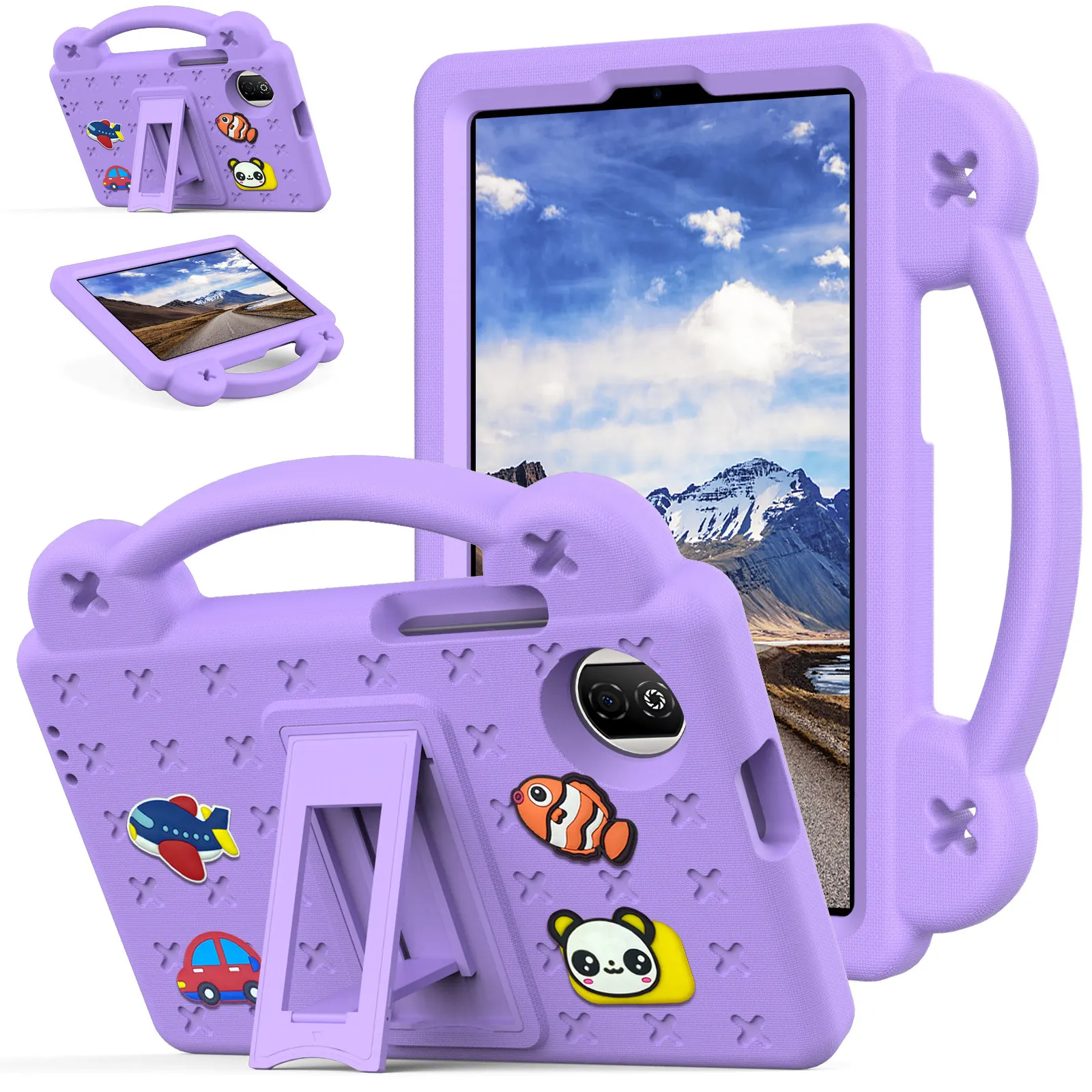 For Honor Pad X7 Case Kids Cartoon Patterns Hand Grip Kickstand Tablet EVA Cover - Purple
For Honor Pad X7 Case Kids Cartoon Patterns Hand Grip Kickstand Tablet EVA Cover - Purple