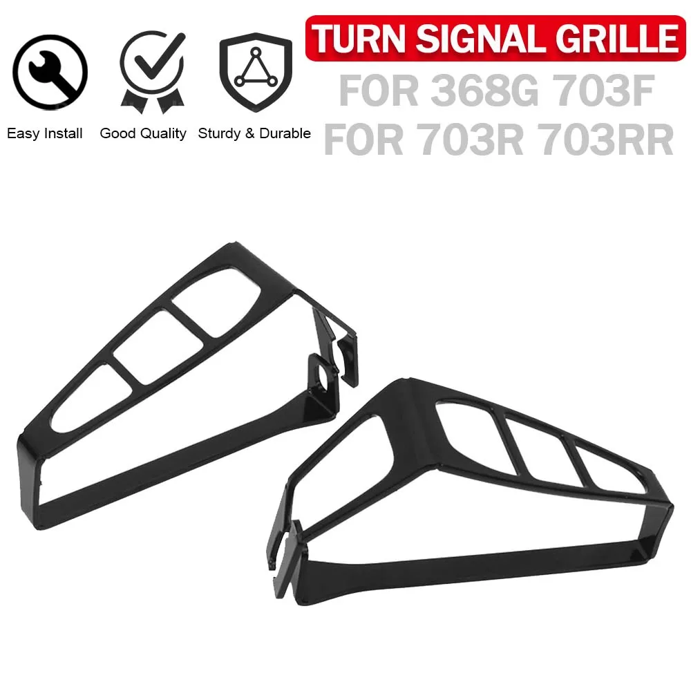 For ZONTES 368G G 368 G 703F 703R 703RR 703 F R RR Motorcycle Front Rear Turn Signal Grille Cover Guard Light Lamp Protection