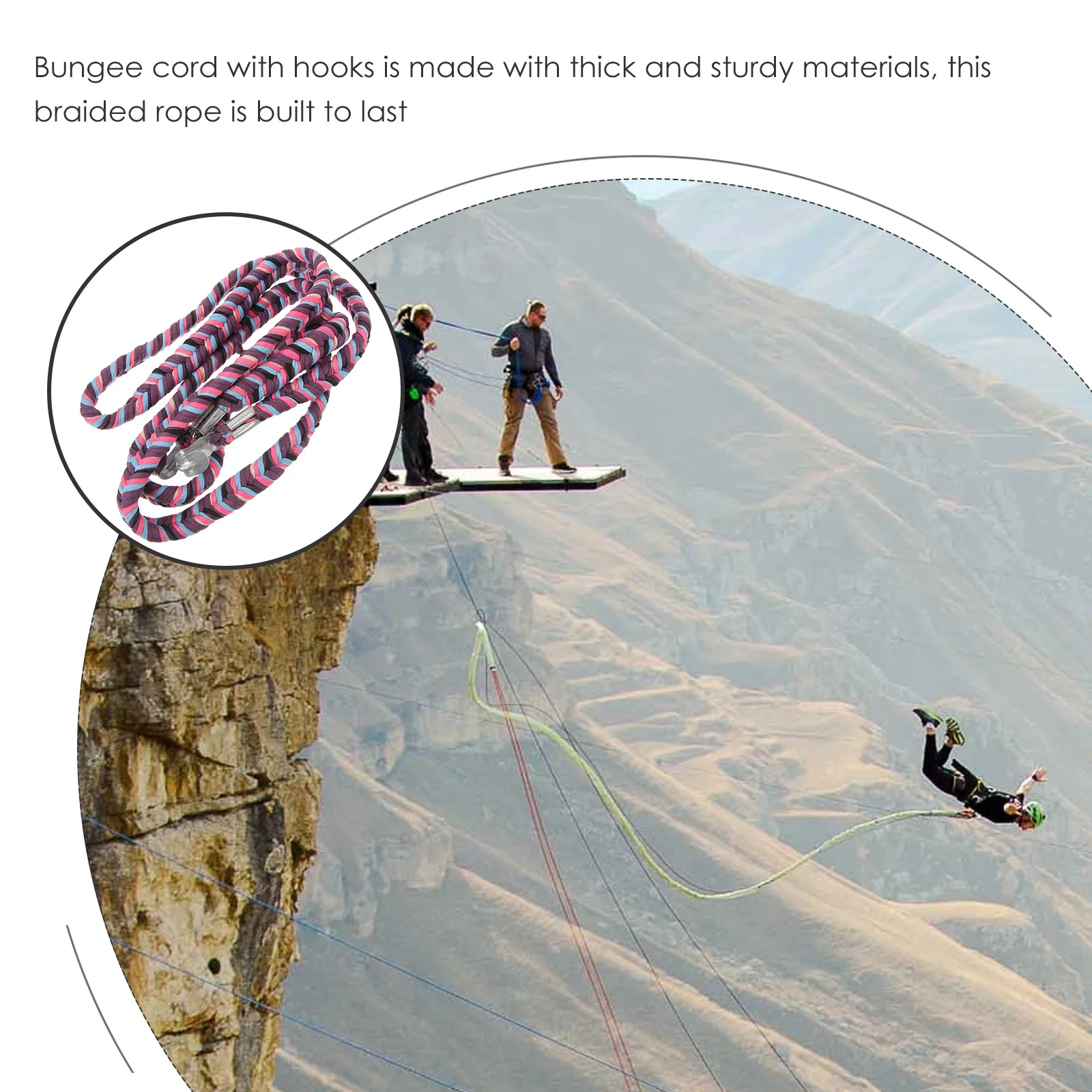 Длинный эластичный шнур-банджи с крючками, сверхпрочный, для крепления на велосипедах, для кемпинга, для надежной фиксации, рулонный.
Длинный эластичный шнур-банджи с крючками, сверхпрочный, для крепления на велосипедах, для кемпинга, для надежной фиксации, рулонный.