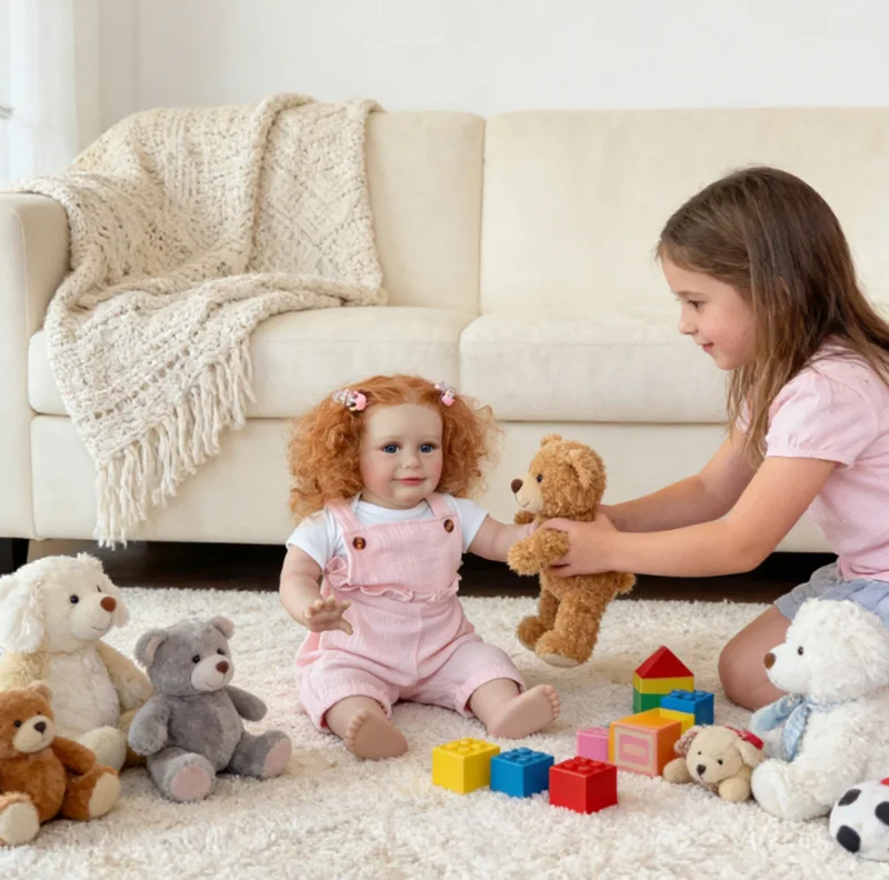 NPK 22'' Real Looking Reborn Toddler Girl Bebe Zoe Handmade Collectible Art Doll Very Detailed 3D Skin Visible Veins
NPK 22'' Real Looking Reborn Toddler Girl Bebe Zoe Handmade Collectible Art Doll Very Detailed 3D Skin Visible Veins