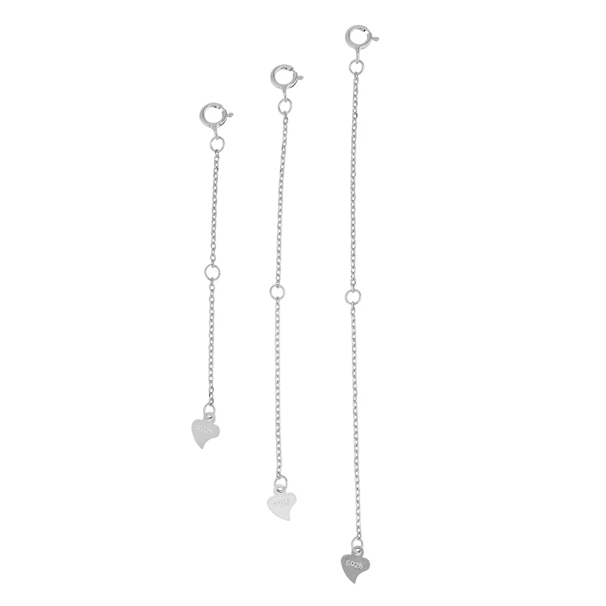 3pcs Extender Chain Necklace Bracelet Extenders High Quality Silver Jewelry Chains Durable Spring Snap DIY Accessories
3pcs Extender Chain Necklace Bracelet Extenders High Quality Silver Jewelry Chains Durable Spring Snap DIY Accessories