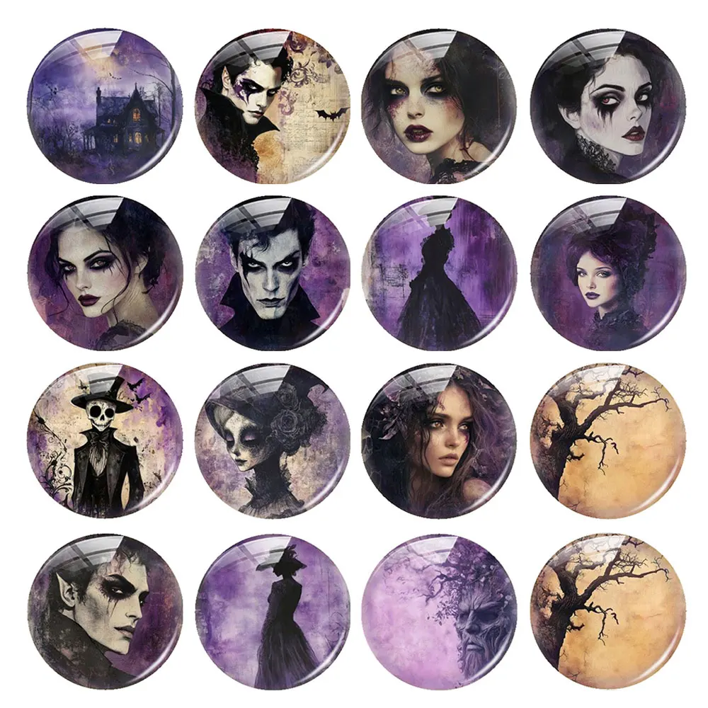 Handmade Halloween Gothic Vampire Hunted House Round Photo Glass Cabochon Flatback Demo Flat Back Cameo For Diy Jewelry Making
Handmade Halloween Gothic Vampire Hunted House Round Photo Glass Cabochon Flatback Demo Flat Back Cameo For Diy Jewelry Making
