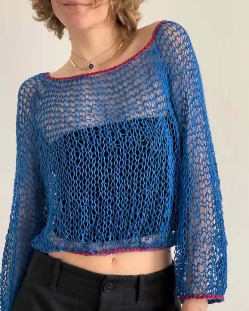 Summer New Fashionable Versatile Hollow Knitted Hoodie for Women, Loose and Thin, Sunscreen Exterior, Casual
Summer New Fashionable Versatile Hollow Knitted Hoodie for Women, Loose and Thin, Sunscreen Exterior, Casual