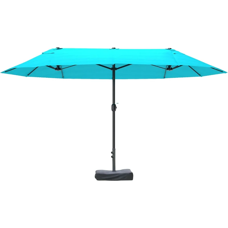 Outsunny Large Patio Umbrella with Base Included, 15' Steel Rectangular Double Sided Outdoor Umbrella, Sun Protection
Outsunny Large Patio Umbrella with Base Included, 15' Steel Rectangular Double Sided Outdoor Umbrella, Sun Protection