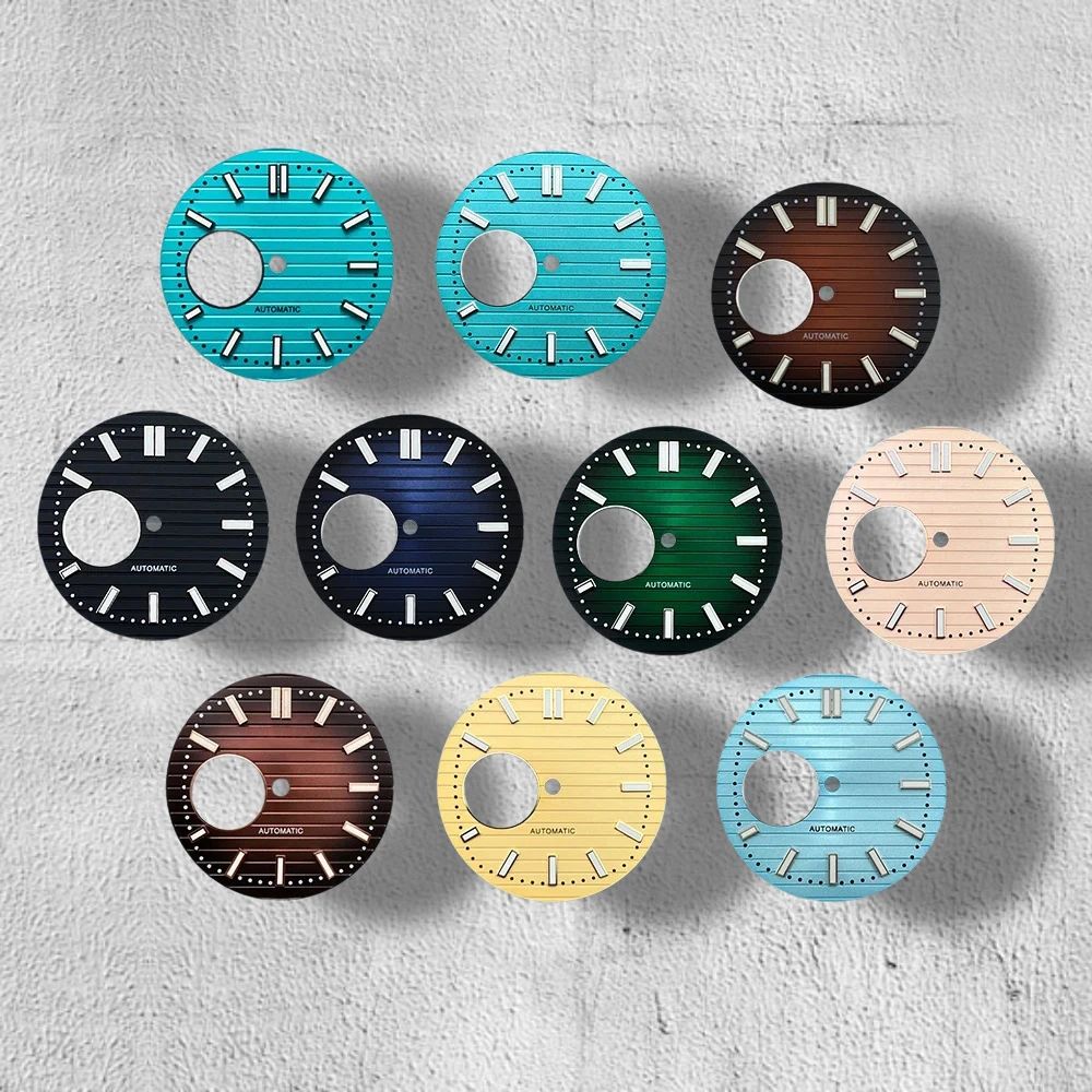 S Logo 30.5mm Hollow Out white Nautilus Dial NH38 Dial High Quality Watch Modification Accessories with Green Luminous
S Logo 30.5mm Hollow Out white Nautilus Dial NH38 Dial High Quality Watch Modification Accessories with Green Luminous