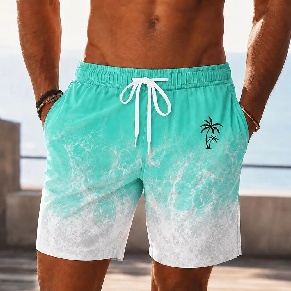 Trendy Casual Men's Printed Beach Shorts, Exquisite Simple Print, Wear-Resistant For Water Activities And Daily Outing
Trendy Casual Men's Printed Beach Shorts, Exquisite Simple Print, Wear-Resistant For Water Activities And Daily Outing