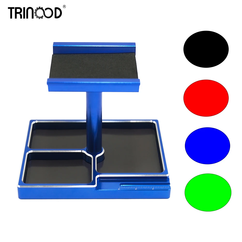 TRINOOD RC подставка для ремонта автомобиля, рабочая станция, рабочая подставка, инструмент для 1/18 TRX4-M 1/24 осевой Scx24 RC грузовик, гусеничный багги
TRINOOD RC подставка для ремонта автомобиля, рабочая станция, рабочая подставка, инструмент для 1/18 TRX4-M 1/24 осевой Scx24 RC грузовик, гусеничный багги