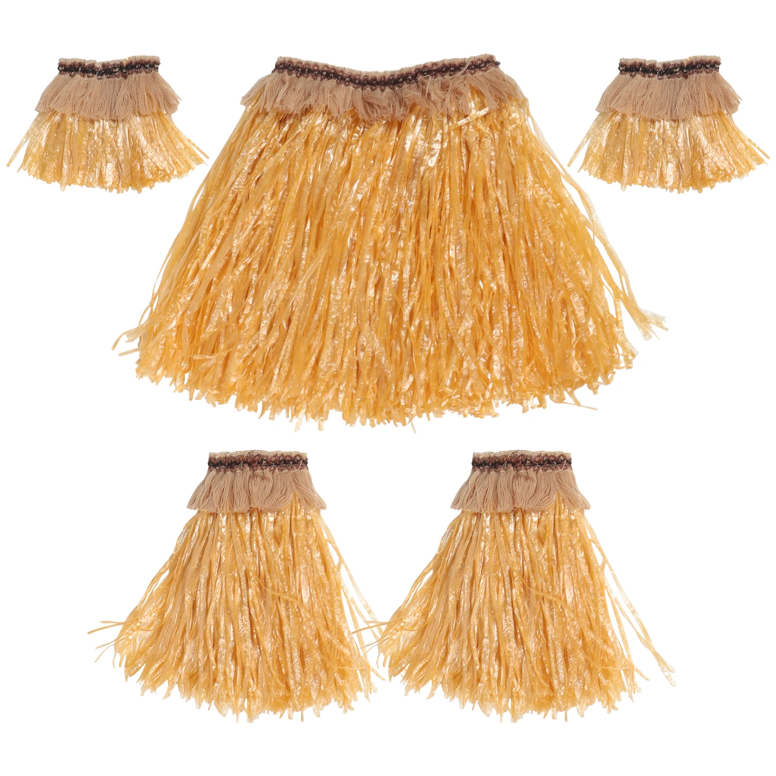 5 Pcs Grass Skirt Set Straw Color Hawaiian Adult Girls Outfit Beach Party Costume Luau Accessories Tribal Design Fringe
5 Pcs Grass Skirt Set Straw Color Hawaiian Adult Girls Outfit Beach Party Costume Luau Accessories Tribal Design Fringe