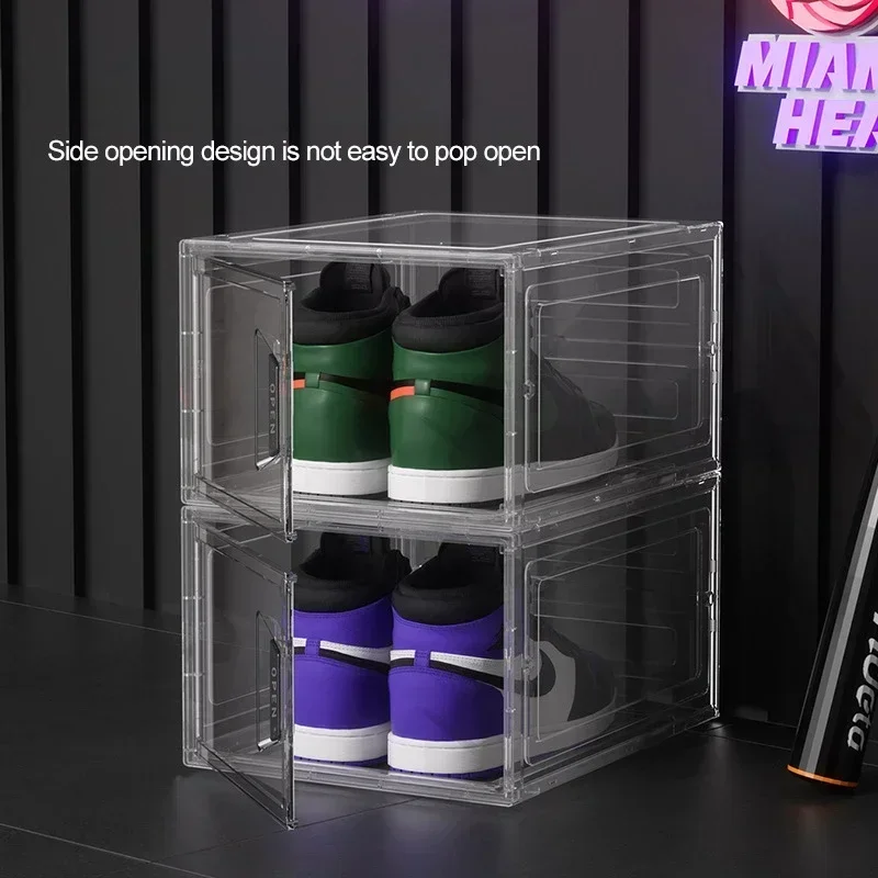 flip cover,Shoe box, shoe storage, folding storage box, drawer-type transparent shoe cabinet, plastic shoe rack, space-saving a
flip cover,Shoe box, shoe storage, folding storage box, drawer-type transparent shoe cabinet, plastic shoe rack, space-saving a