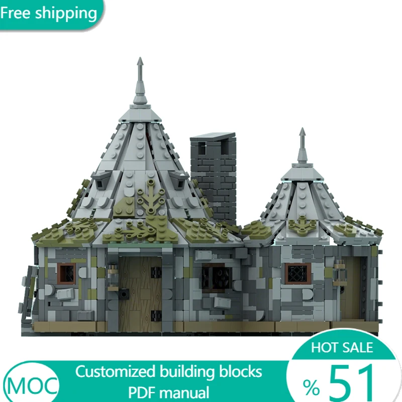 1723 PCS Famous Film Wizard Hut MOC Customize Modular Building Block Popular Kids Technology Educational DIY Holiday Toy Gifts
1723 PCS Famous Film Wizard Hut MOC Customize Modular Building Block Popular Kids Technology Educational DIY Holiday Toy Gifts