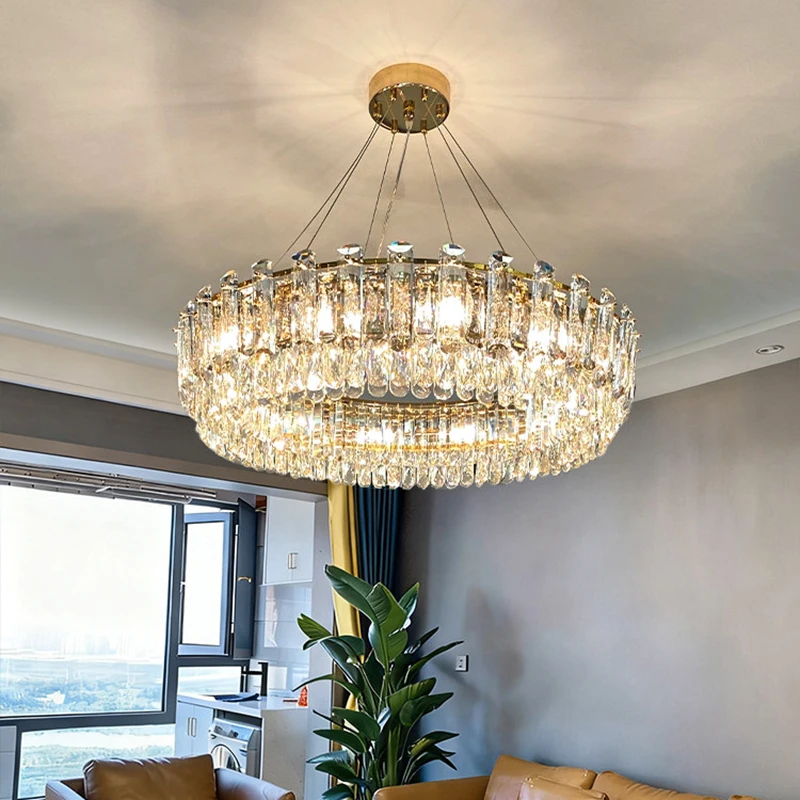 Home Decor Clear K9 Crystal Luxury Chandelier, Lights for Living Room Bedroom, Round Hanglamp Chandeliers 2026 Lampen Cristal
Home Decor Clear K9 Crystal Luxury Chandelier, Lights for Living Room Bedroom, Round Hanglamp Chandeliers 2026 Lampen Cristal