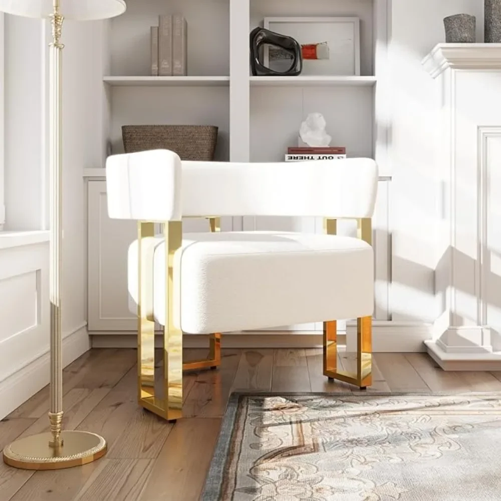 Modern White Accent Chair Set of 1, Boucle Barrel Chairs Set of 1, Arm Chairs for Living Room Bedroom
Modern White Accent Chair Set of 1, Boucle Barrel Chairs Set of 1, Arm Chairs for Living Room Bedroom