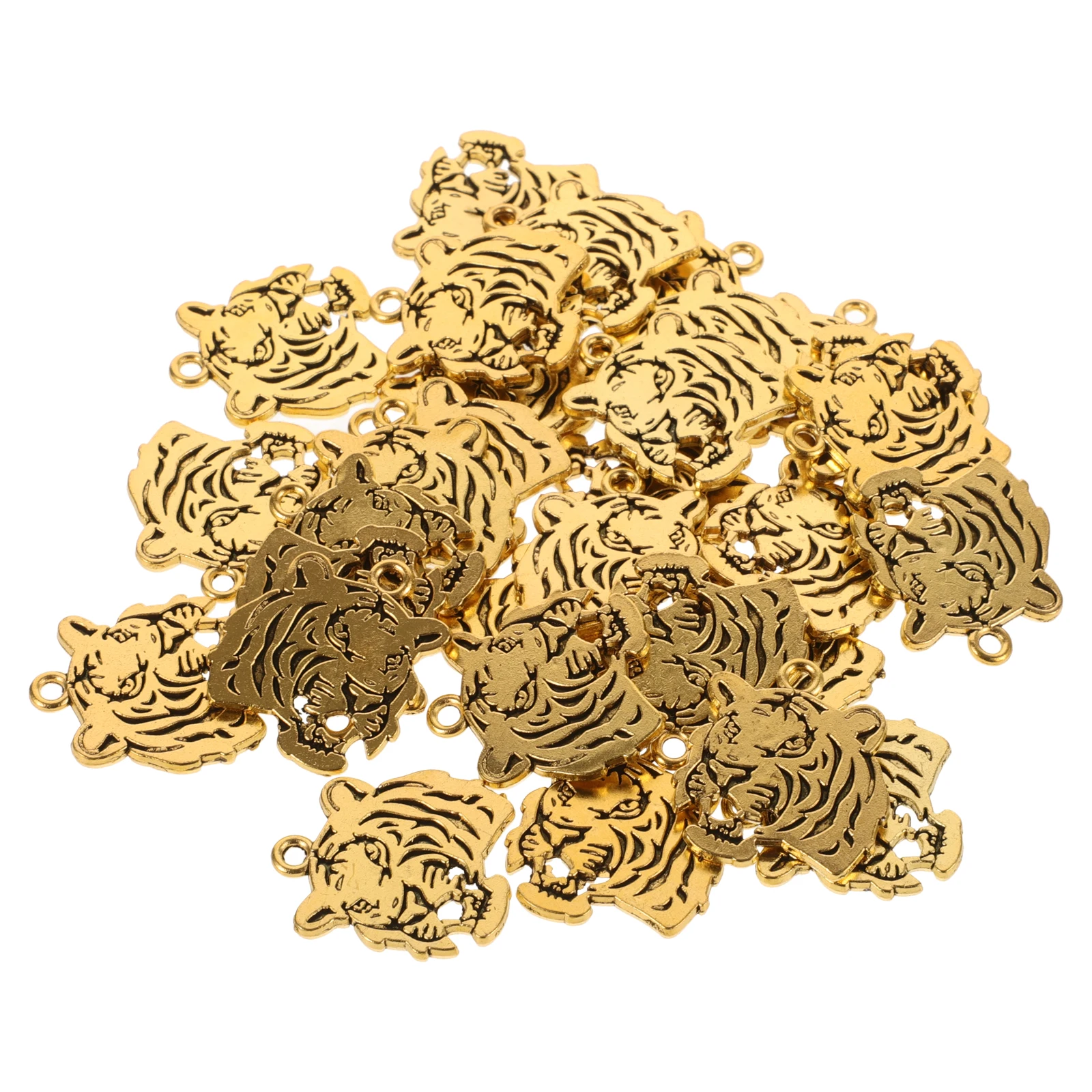 30 Pcs Tiger Head Pendant Alloy Charm Diy Necklace Bracelet Jewelry Making Silver Accessories Decorative Charms Set
30 Pcs Tiger Head Pendant Alloy Charm Diy Necklace Bracelet Jewelry Making Silver Accessories Decorative Charms Set
