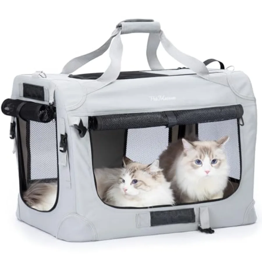 Extra Large Cat Carrier for 2 Cats Collapsible Soft Sided Pet XL Crate for Large Mudium Big Cat 20lbs+ Car Travel Portable Bag
Extra Large Cat Carrier for 2 Cats Collapsible Soft Sided Pet XL Crate for Large Mudium Big Cat 20lbs+ Car Travel Portable Bag