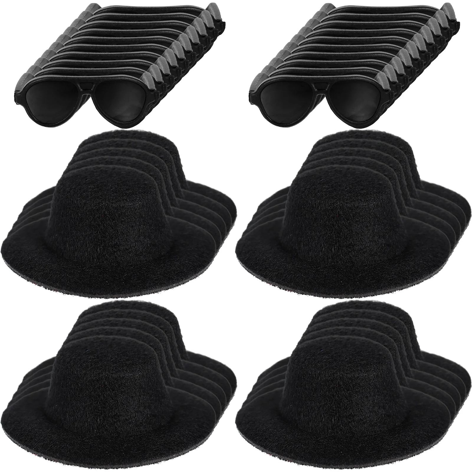 40pcs Mini Sunglasses Hats Accessories Fashionable Lightweight Premium Fabric Decorative Hat Toy for Kids Mini House
40pcs Mini Sunglasses Hats Accessories Fashionable Lightweight Premium Fabric Decorative Hat Toy for Kids Mini House