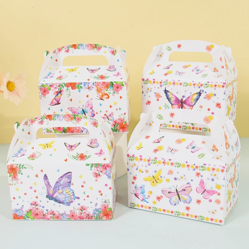 4pcs Butterfly Gifts Packaging Box Kid Birthday Baby Shower Party Decoration DIY Carton Candy Box Bags Portable Paper Box Carton
4pcs Butterfly Gifts Packaging Box Kid Birthday Baby Shower Party Decoration DIY Carton Candy Box Bags Portable Paper Box Carton